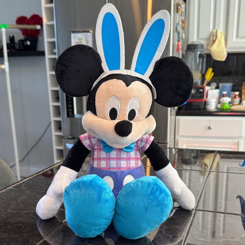 Mickey Mouse Easter Bunny Plush